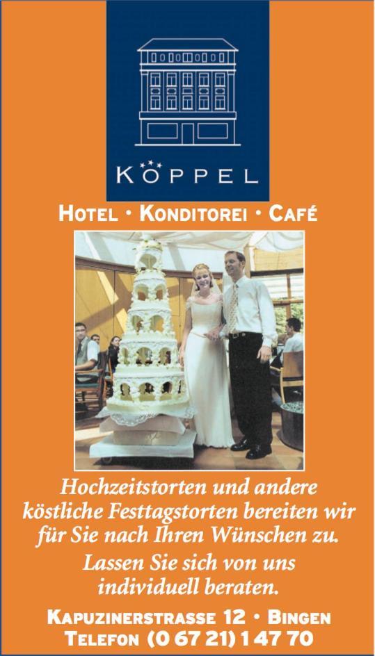 Hotel Cafe Konditorei Koppel Bingen am Rhein Ngoại thất bức ảnh